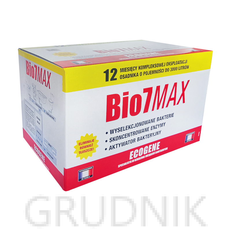 Biopreparat do oczyszczalni Bio7 Max 2kg Graf BIO7-124651 961335