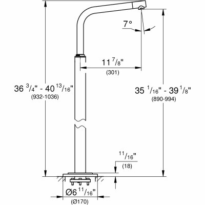 GROHE Eurostyle Cosmopolitan - jednouchwytowa bateria wannowa do montażu podtynkowego 19506002