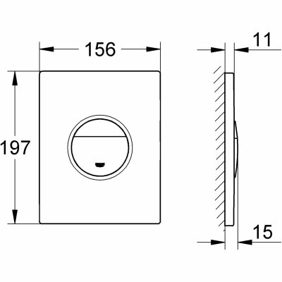 GROHE Nova Cosmopolitan - przycisk spłukujący 38765000