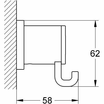 GROHE Allure - haczyk na płaszcz kąpielowy 40284000