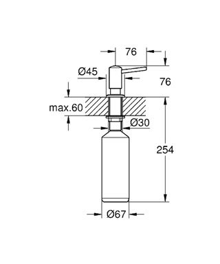 GROHE Contemporary - dozownik do mydła w płynie 40536000