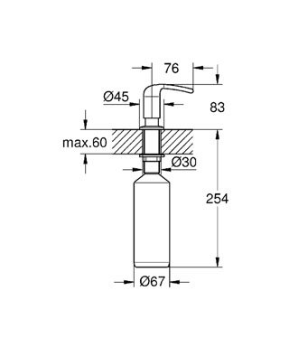 GROHE Zedra- dozownik 40553DC0