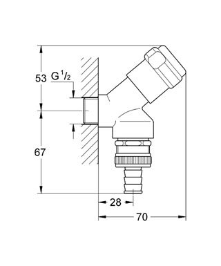 GROHE Eggemann - zawór czerpalny 41190000