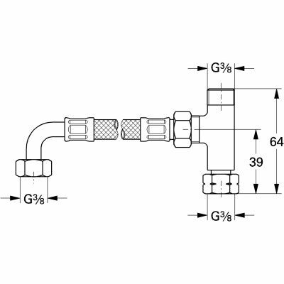 GROHE Grohtherm Micro - zestaw przyłączeniowy 47533000