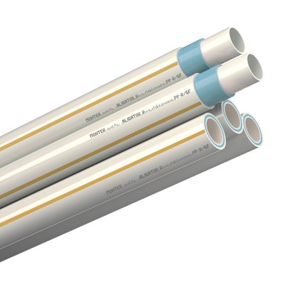 MONTER quality ALIGATOR Rura PP PN20 glass 75x12.5 (4 mb) MQ MQRPPPN20GLASDN75
