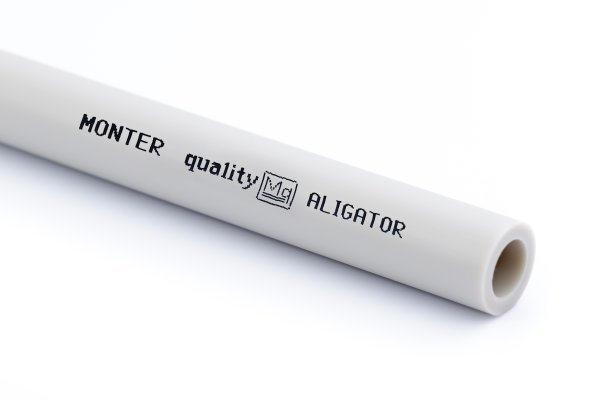 MONTER quality ALIGATOR Rura PP PN20 40x6.7 (4 mb) MQ  MQRPPPN20DN40