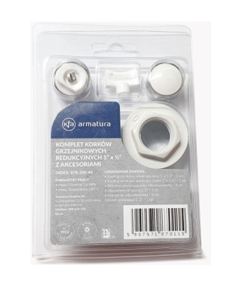 MONTER quality Komplet korków do grzejnika aluminiowego redukcyjne 1