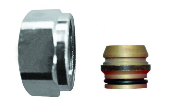 Złącze zaciskowe do rur miedzianych, uszczelnienie metaliczne G 3/4 - 10 mm Herz 1627400