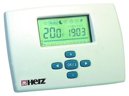 Cyfrowy termostat pomieszczenia 4,5V Herz 1779501