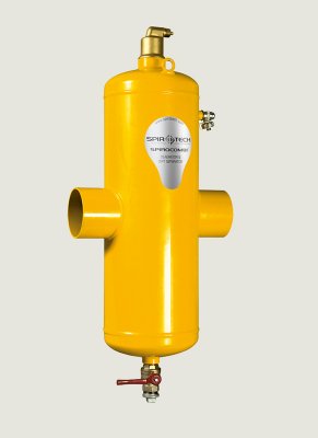 Separator powietrza i zanieczyszczeń Spirocombi DN 65 Połączenie spawane Spirotech BC065L