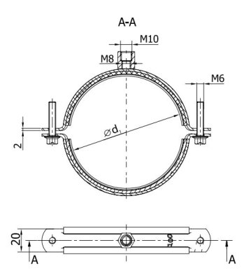 Obejma UVHGM D-315 (40 szt.) Iglotech WOO00015