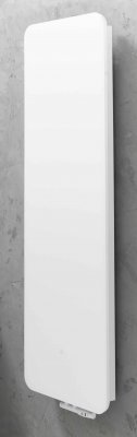 Grzejnik dekoracyjny INDIVI NEW 486x1806 ekran biały mat lustro białe podłączenie dolne INSTAL PROJEKT INDN-50/180E34L01