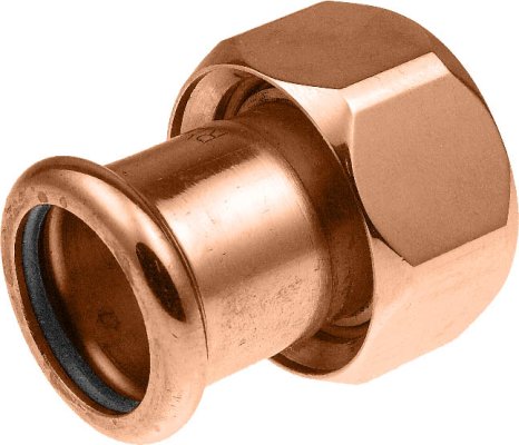 Półśrubunek z płaskim uszczelnieniem gw 28 g 1 1/4 copper-m Kan 2265105003