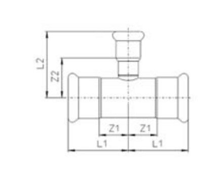 Trójnik steel –sprinkler 88x76x88  6206486s Kan 1511260024