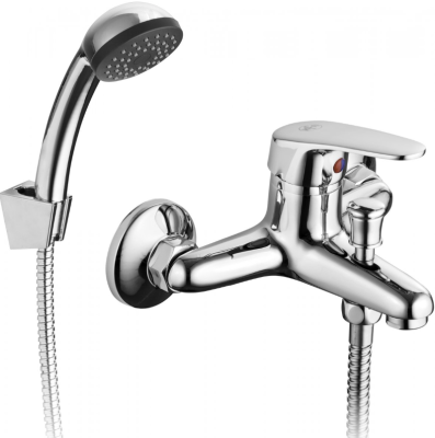 Bateria ATUT wannowa ścienna z natryskiem punktowym chrom Armatura 5514-550-00