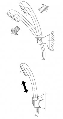 Natrysk punktowy blistrowany fi 75 mm chrom KFA 841-209-00-BL