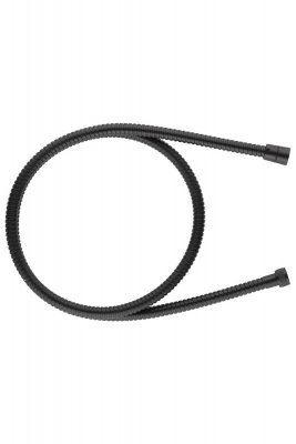 Wąż natryskowy stożkowy metalowy, l=1500 mm, blistrowany, czarny KFA 843-130-81-BL