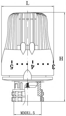 Spust umywalkowy typu klik-klak, mały z przelewem, czarny KFA 660-354-81