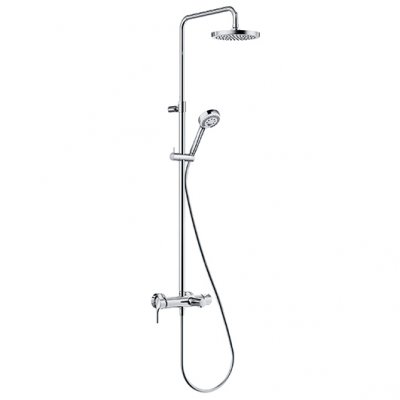 LOGO DUAL SHOWER SYSTEM, jednouchwytowa bateria wannowo-natrysk. KLUDI 6808305-00