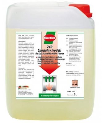 Specjalny środek do czyszczenia kotłów i term 5L Sotin 240 Logos 240-5