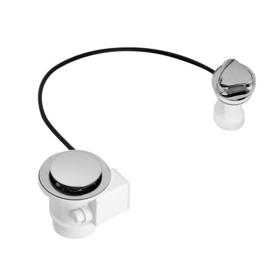 Spust zlewozmywakowy 1.1/2″x70mm z sitem ze stali nierdzewnej i korkiem automatycznym.  McAlpine PUS70-CP