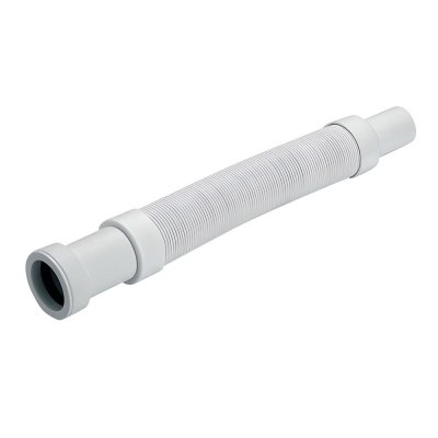 Złączka montażowa harmonijkowa o długości 600mm, końcówka mufowa i prosta 40x40mm.  McAlpine FLX401MP