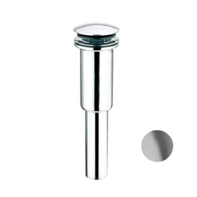 Spust umywalkowy 32x220mm wykonany z mosiądzu, z korkiem dekoracyjnym i mechanizmem otwierającym i zamykającym „klik-klak”._x000D_Inny dostępne kolory: DECCL-CB – chrom.  McAlpine DECCL-SN