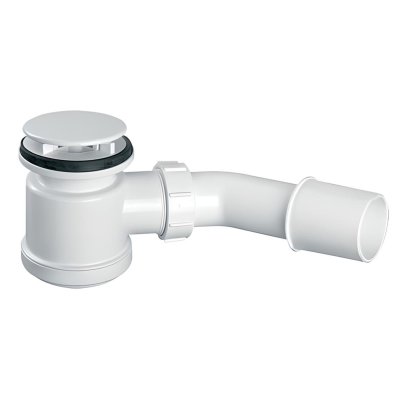 Syfon brodzikowy z elementem umożliwiającym czyszczenie od góry biały HC26-MWH  McAlpine HC26-MWH