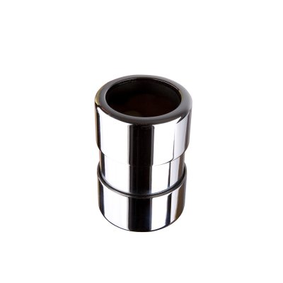 Złączka 32x32mm, wykonana z mosiądzu pokrytego warstwą chromu.  McAlpine 32G-CB