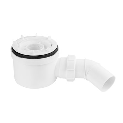 Syfon do odpływów kwadratowych. Wysokość 87mm. Przepływ wody 50L/min.  McAlpine CD-HC2750L-NG-PB