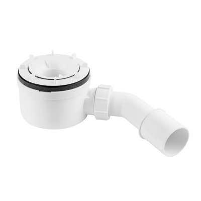 Syfon do odpływów kwadratowych. Wysokość 70mm._x000D_Przepustowość – 34l/min przy słupie wody 15mm.  McAlpine CD-HC2734L-NG-PB