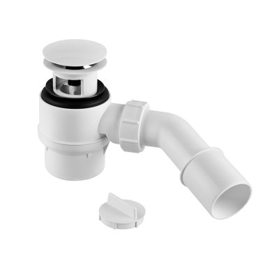 Syfon wannowy wyposażony w system zamykania i otwierania 