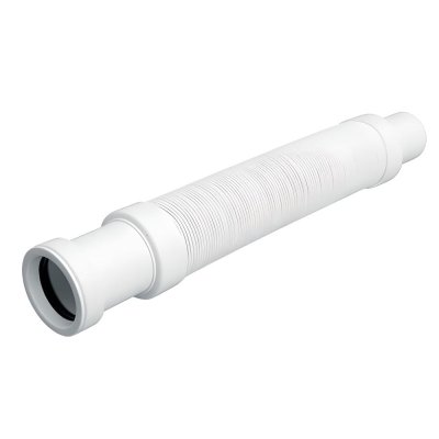 Złączka montażowa harmonijkowa o długości 500mm, końcówka mufowa i prosta 50x50mm.  McAlpine FLX5050P-S