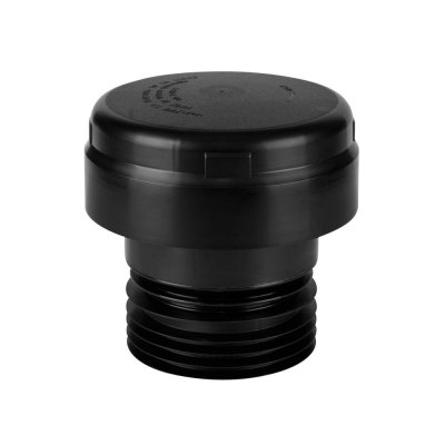 Zawór napowietrzający kanalizacyjny z wyjściem 110mm. Możliwość zastosowania wewnątrz i na zewnątrz budynku._x000D_Przepustowość powietrza: 40 l/s.  McAlpine VP100B