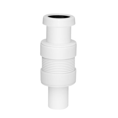 Złączka montażowa harmonijkowa MFLEX-32PF końcówka mufowa i prosta 32x32mm.  McAlpine MFLEX-32PF