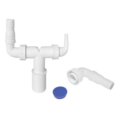 Przyłącze do pralki i suszarki 32/40 mm z zaślepką.  McAlpine WMVT-3240PL