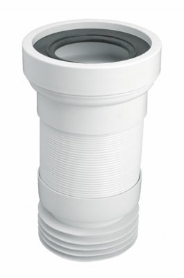 Przyłącze kanalizacyjne elastyczne 90/110 mm, dł. 260-420 mm proste McAlpine WC-F23R-EU