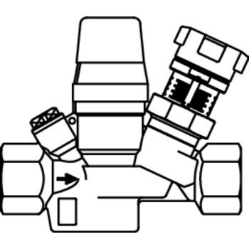 Aquastrom T Plus, Dn15 Gw, Zawór Termostatyczny Do Regulacji Cyrkulacji Cwu, Obustronnie, Oventrop 4205604