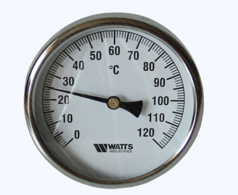Termometr Ø 100 0-120st.C R50 G1/2'' Watts TER TARCZ FI 100