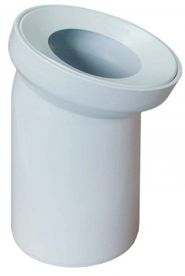 Kolano PVC przyłączeniowe do WC, fi 110 mm/22st. Prevex B500