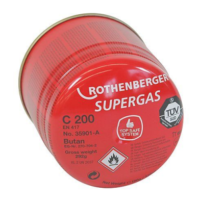 Pojemnik z gazem Supergas C200 Rothenberger 35901-B