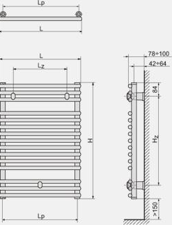 Grzejnik Purmo Santorini 529W 714x750 Rettig F3NA007007500000