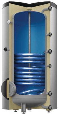 Storatherm Aqua Pojemnościowy podgrzewacz wody z 1 wężownicą AF 500/1M_B szary Reflex 7861500