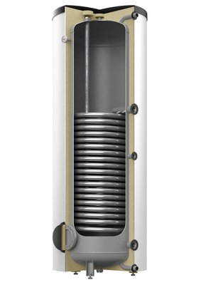 Storatherm Aqua Heat Pump Podgrzewacz do pomp ciepła z jedną wężownicą AH 300/1_B, 302L biały emaliowany stojący Reflex 7864000