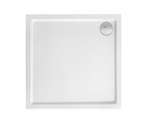 Malaga Square Compact brodzik kwadratowy 80 cm biały Roca A276254000