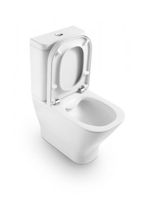 Miska WC bez kołnierza do kompaktu Rimless o/uniwersalny Maxi Clean GAP Roca A34273700M