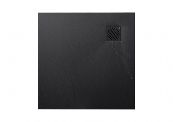 HEBE Brodzik kwadratowy 900 x 900 mm czarny Roca AP70338438401400