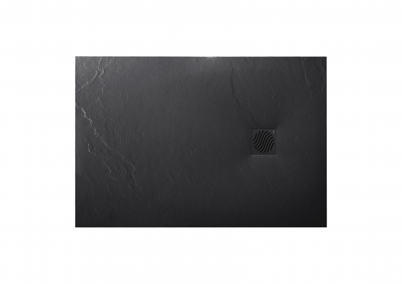 HEBE Brodzik prostokątny 1200 x 900 mm czarny Roca AP7034B038401400