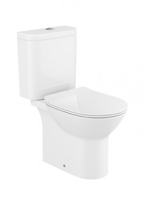 DEBBA ROUND ZESTAW Kompakt WC (zestaw ze zbiornikiem i z deską slim) Roca A34D995000