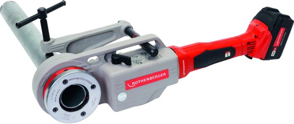 SUPERTRONIC 2000E z imadłem i głowicami BSPT R 1/2